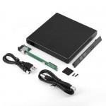 USB 2.0 External Case for ODD Optical Disk Drive Caddy DVD Writer 12.7mm
